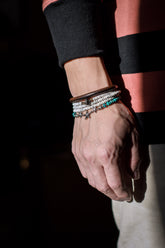 Star Beads Bracelet - Turquoise Beads - May club